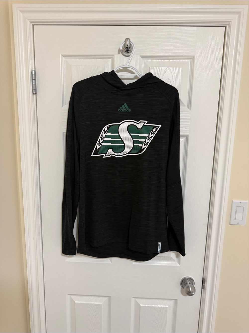 Adidas Black Saskatchewan Roughriders Hoodie